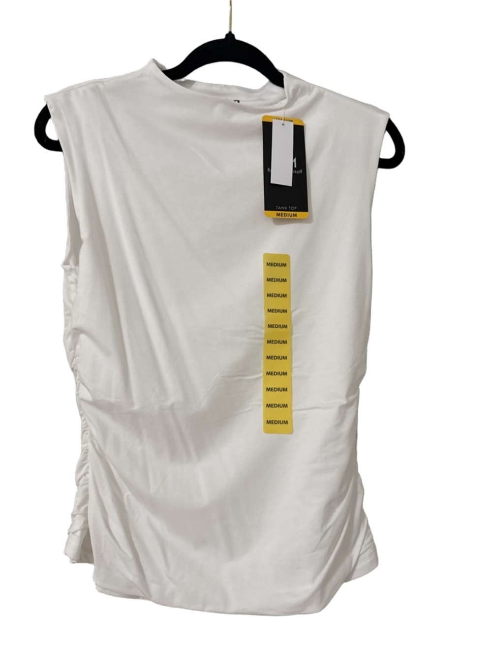 Rebecca Minkoff White Sleeveless Tank Top